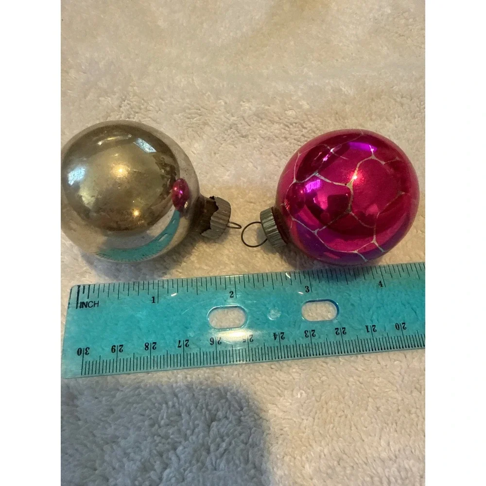 Shiny Brite pair shiny